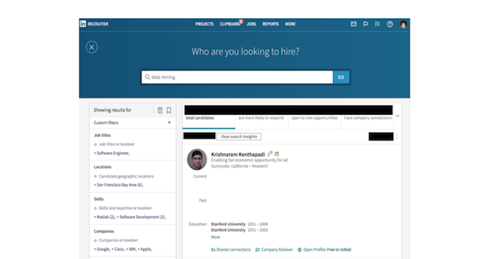 Building Representative Talent Search at LinkedIn