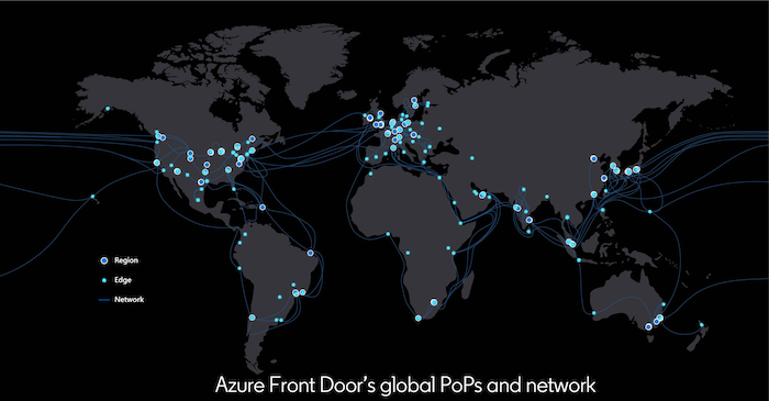 global-map-showing-azure-front-doors-points-of-presence-footprint